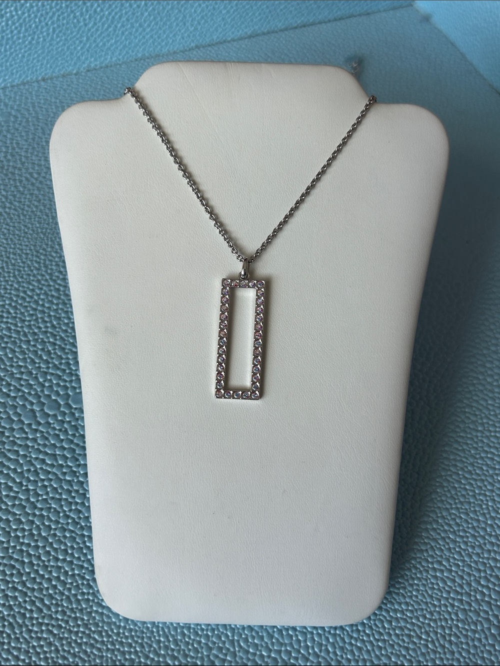 Touchstone Crystal by Swarovski around the corner necklace